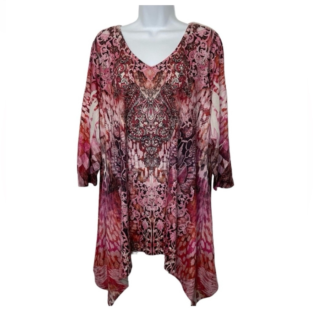 Live and Let Live Embellished Top NWT